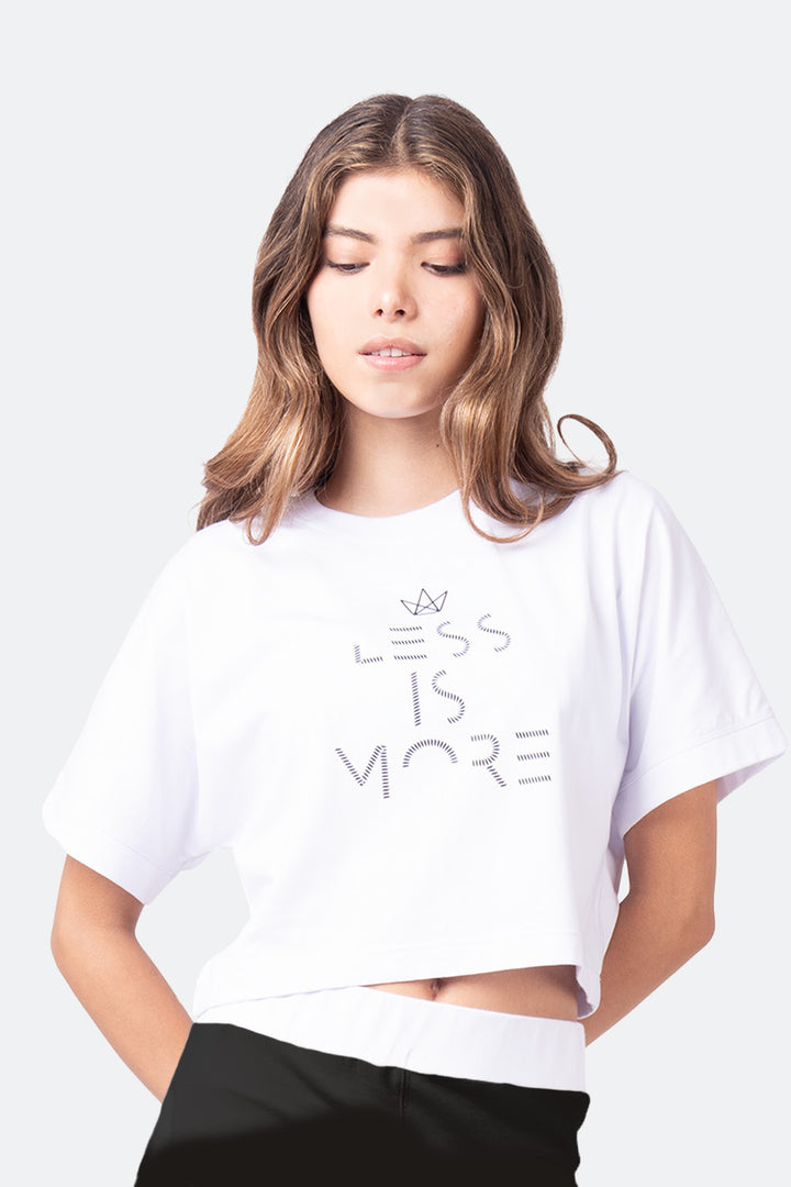 Subtle Confidence Cropped Tee