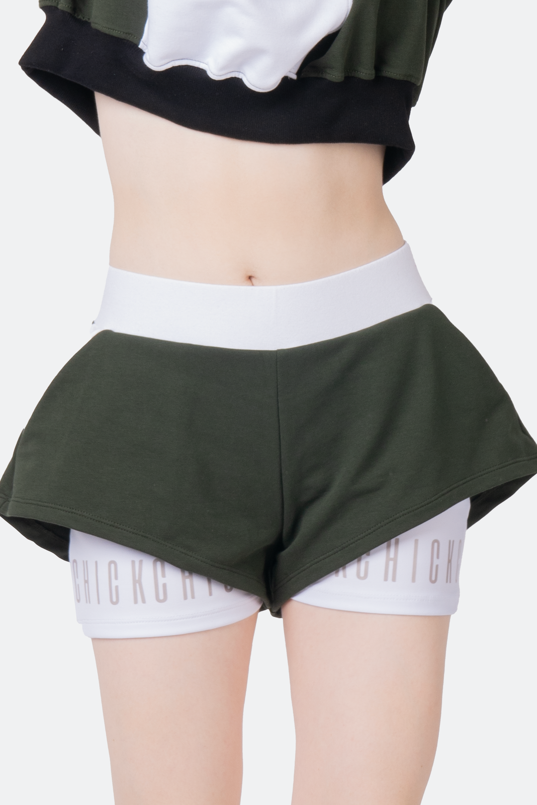 Fit Chick Layered Shorts