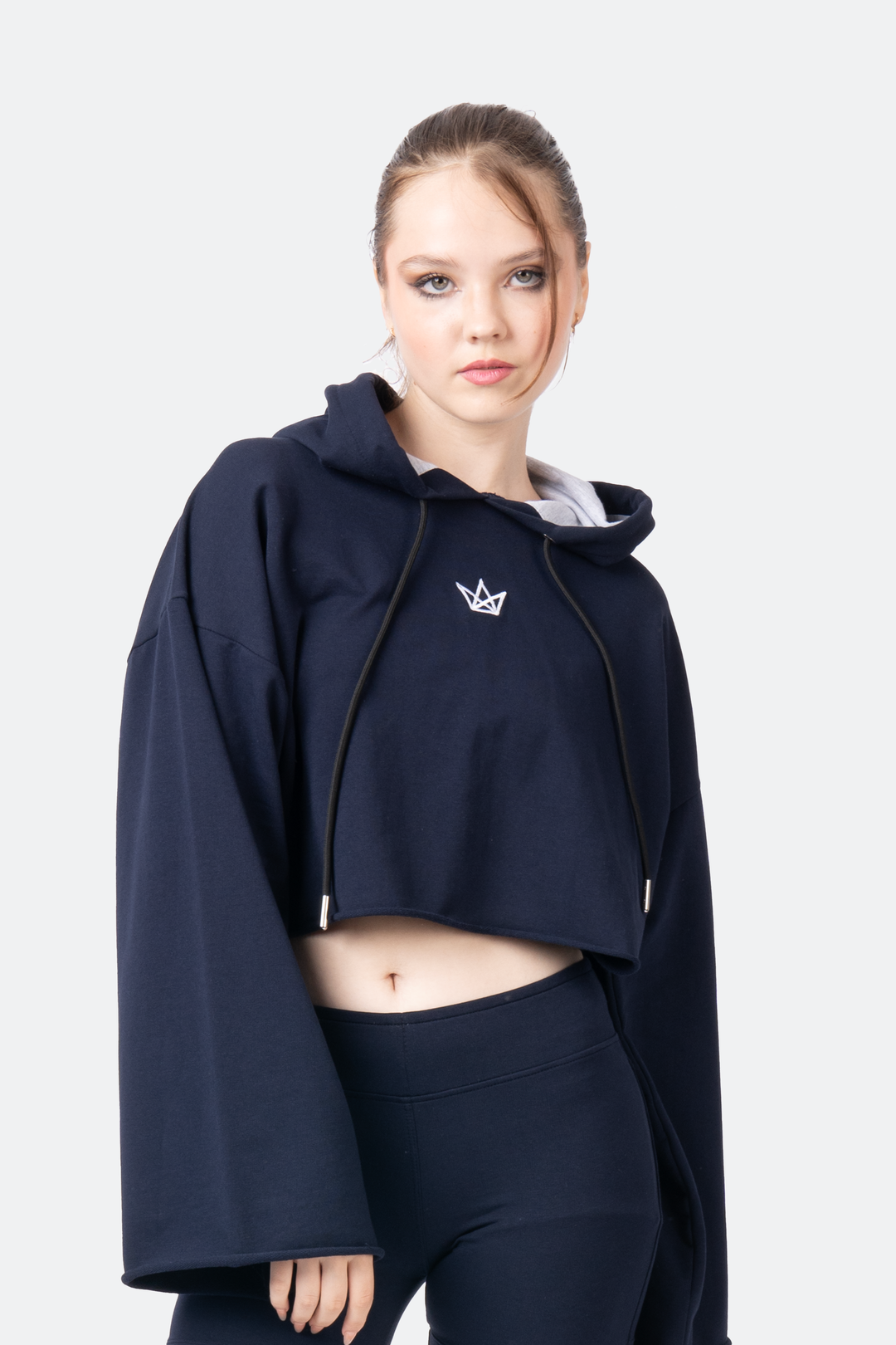 Effortless Cropped Hoodie