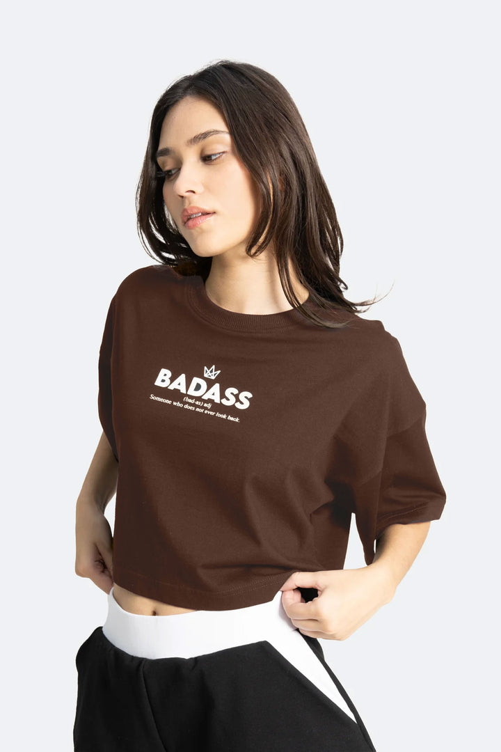 True Baddie Cropped Tee