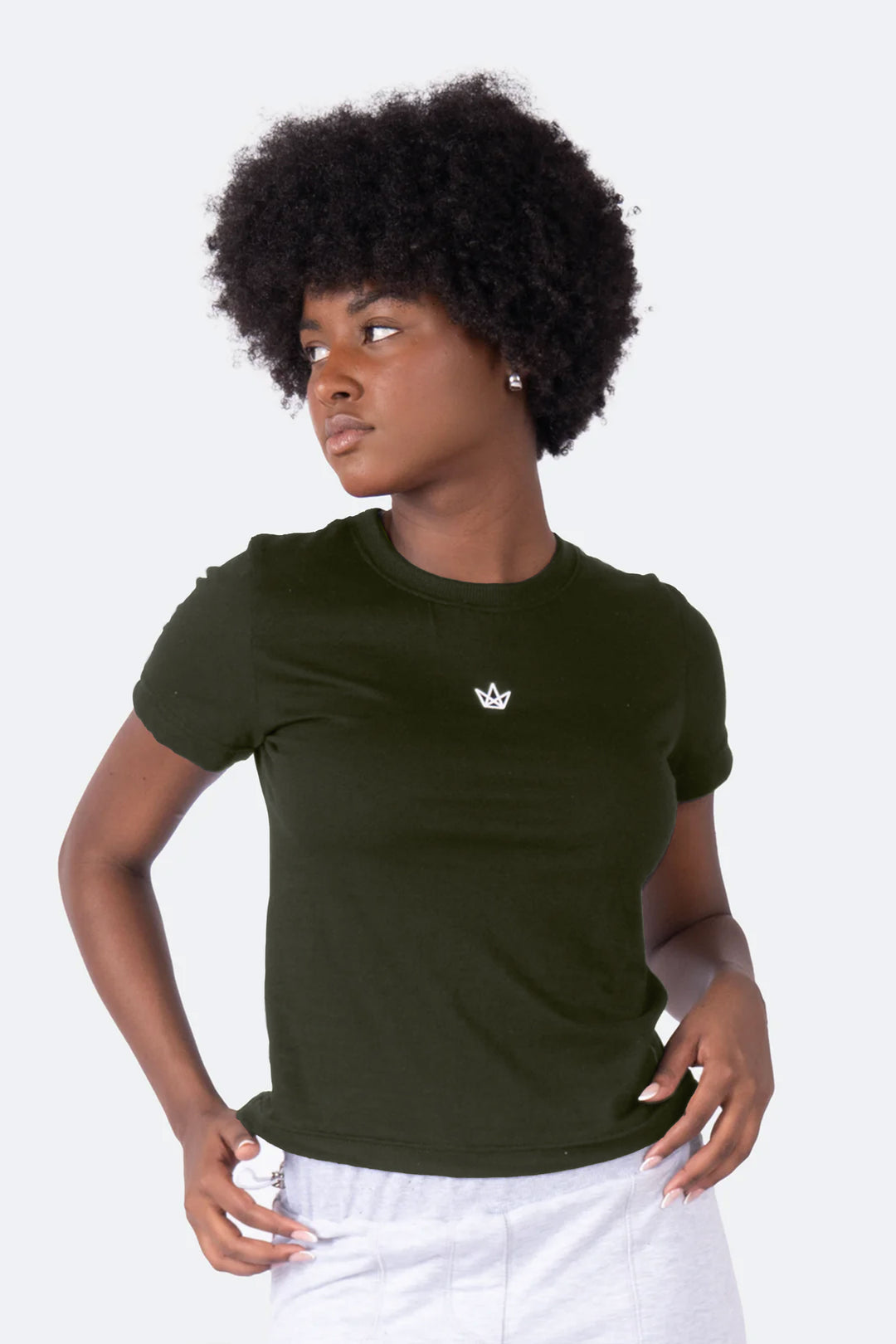 Crowned Queen Cropped Tee