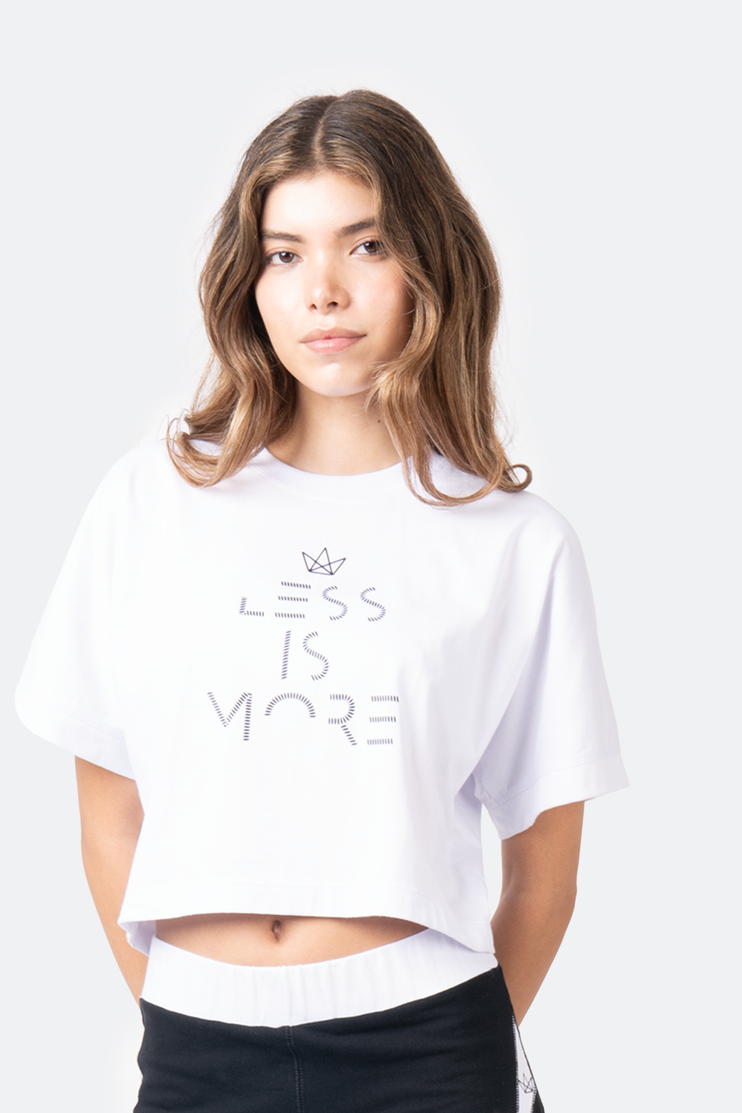Subtle Confidence Cropped Tee