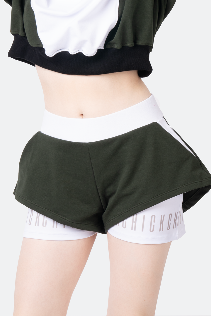 Fit Chick Layered Shorts