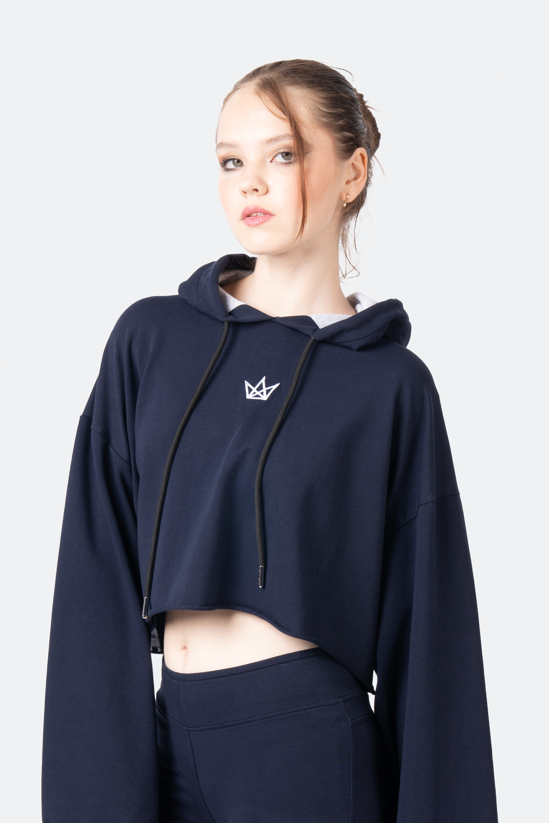 Effortless Cropped Hoodie