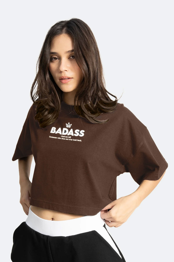 True Baddie Cropped Tee