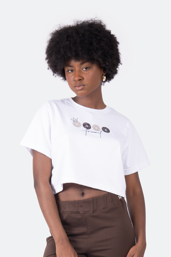 Tough Chick Cropped Tee