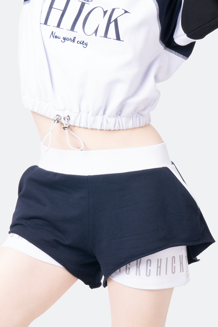Fit Chick Layered Shorts