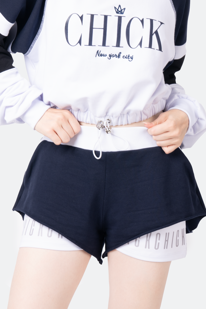 Fit Chick Layered Shorts
