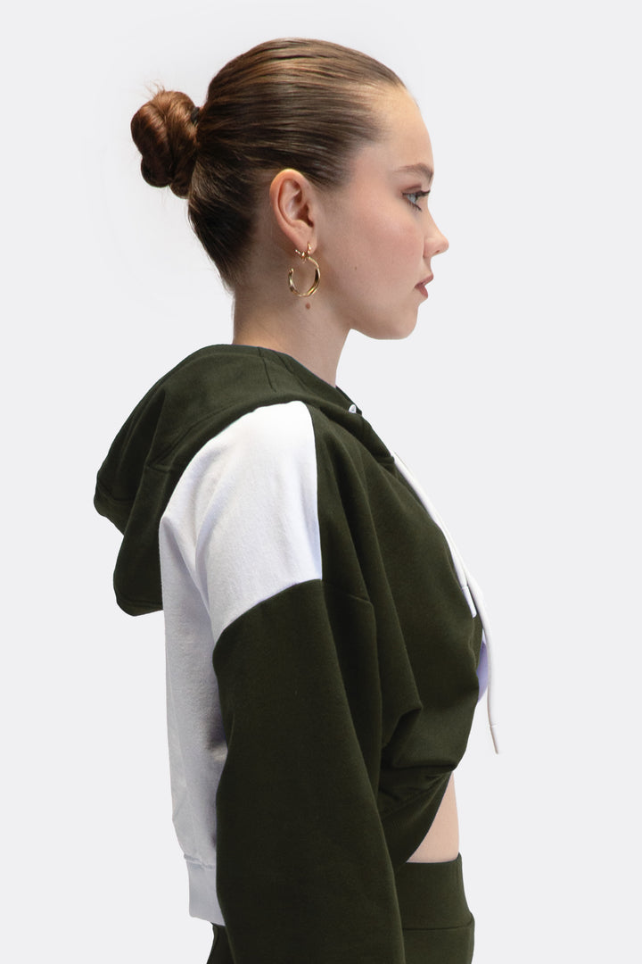 Cop Hoodie with Adjustable Ties