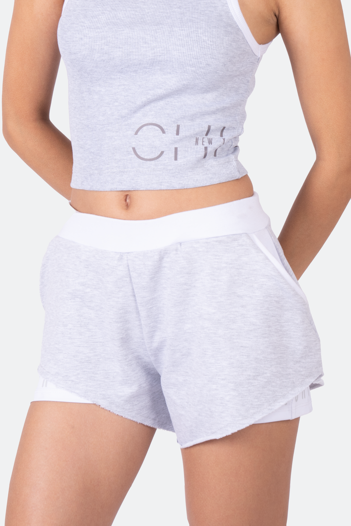 Fit Chick Layered Shorts