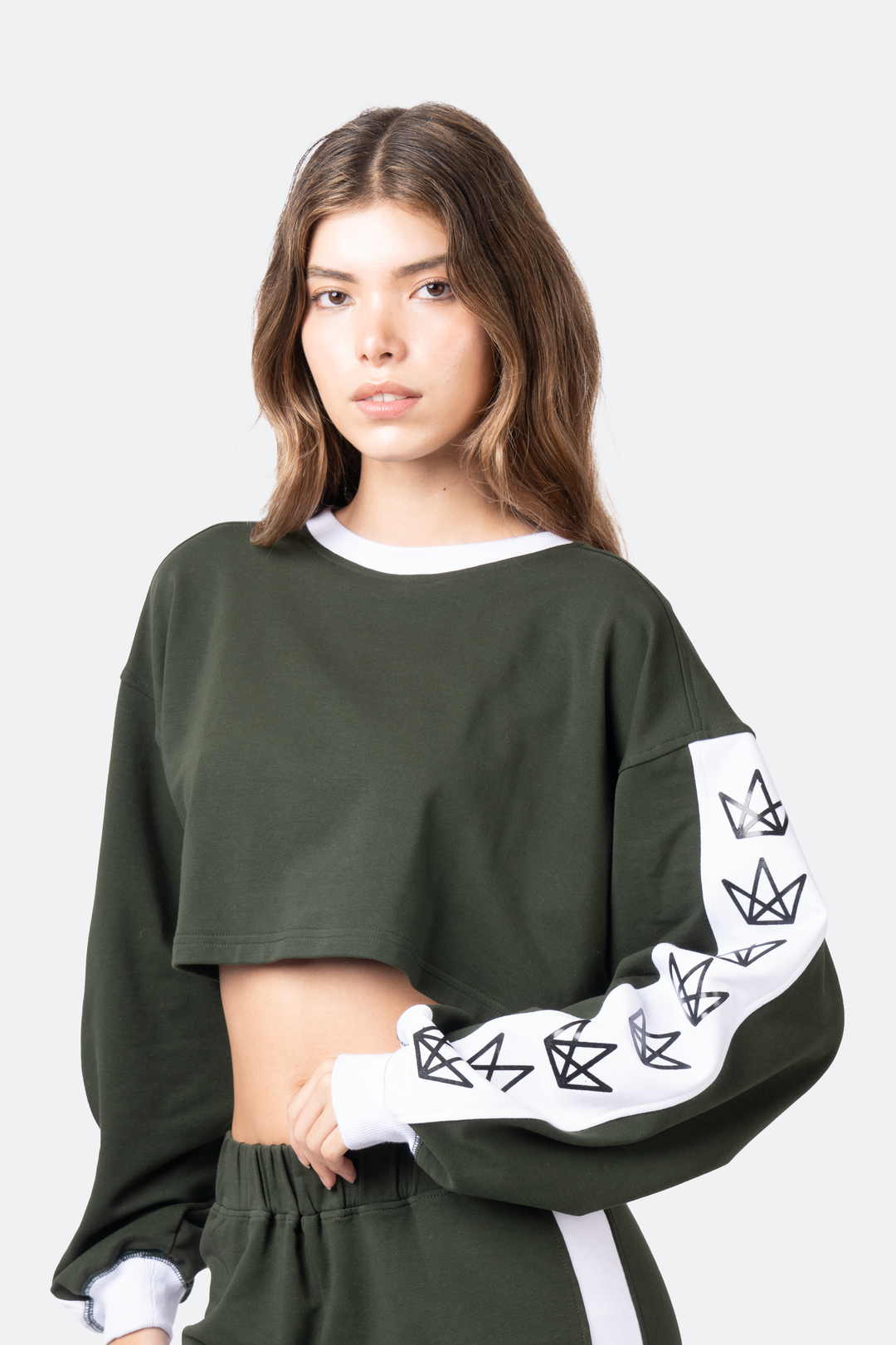 Royal Rulebreaker Cropped Crewneck