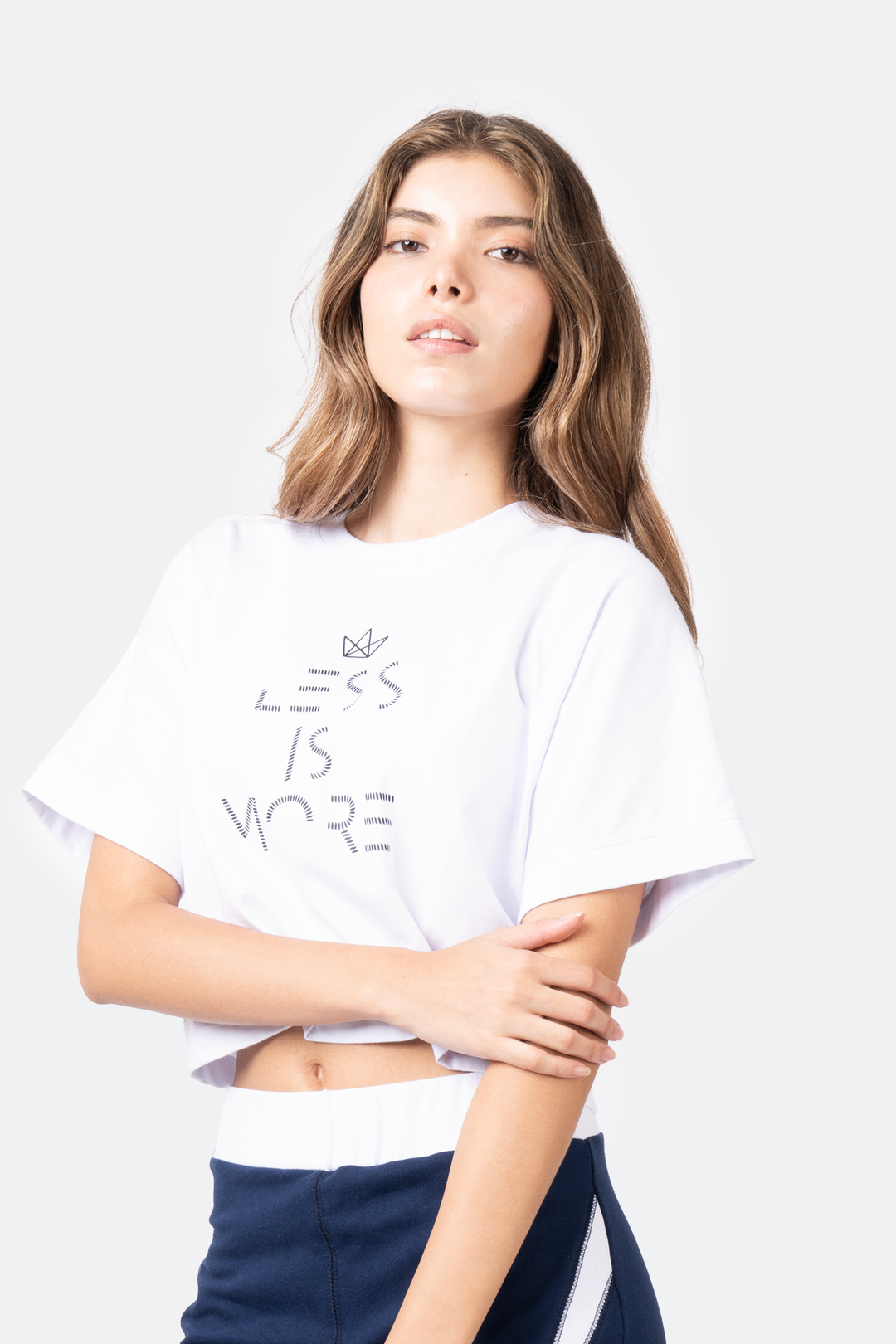 Subtle Confidence Cropped Tee