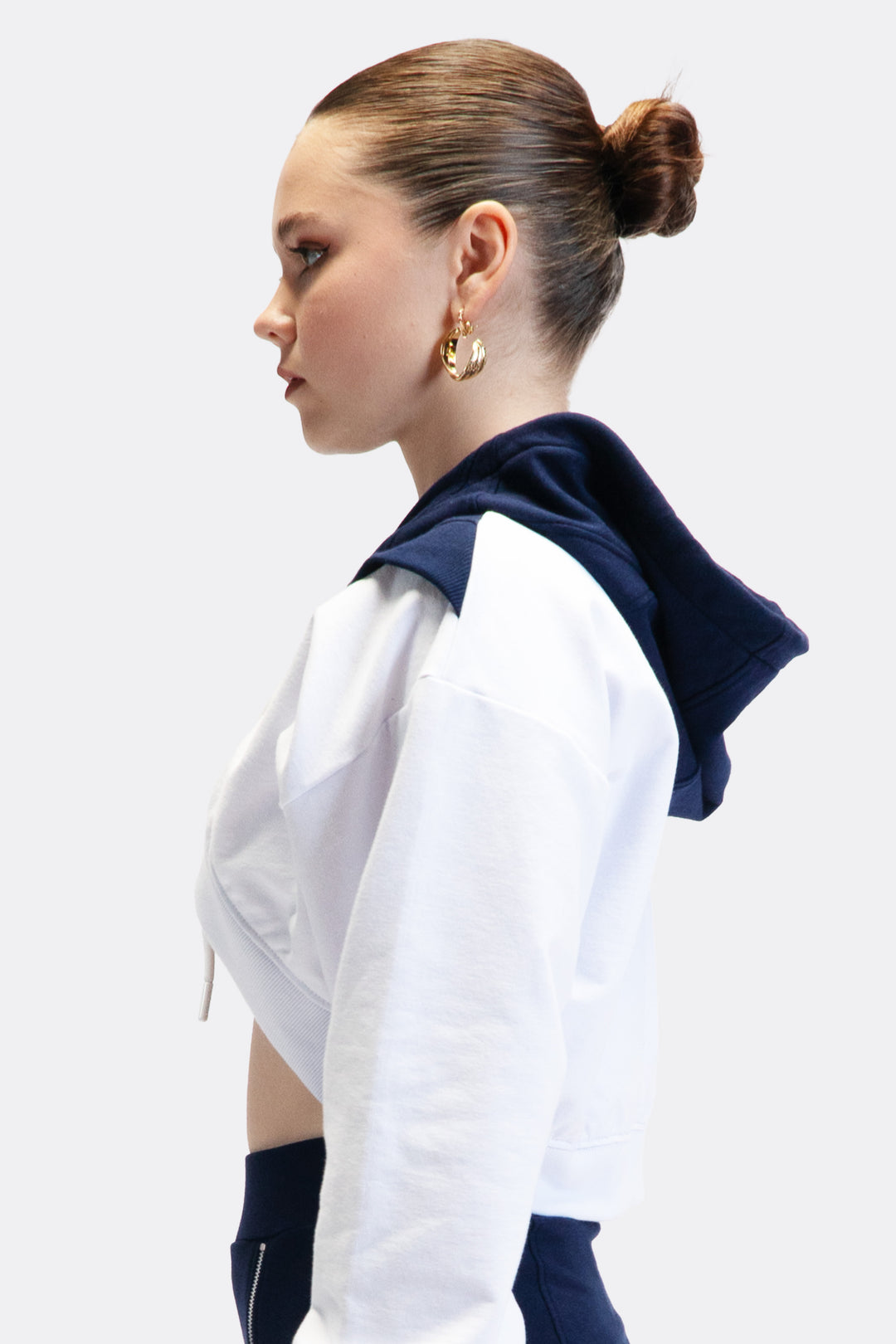 Cop Hoodie with Adjustable Ties