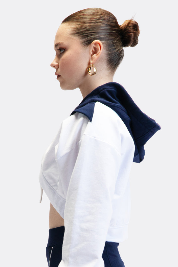 Cop Hoodie with Adjustable Ties