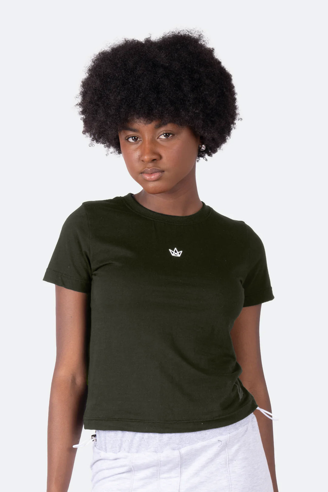 Crowned Queen Cropped Tee