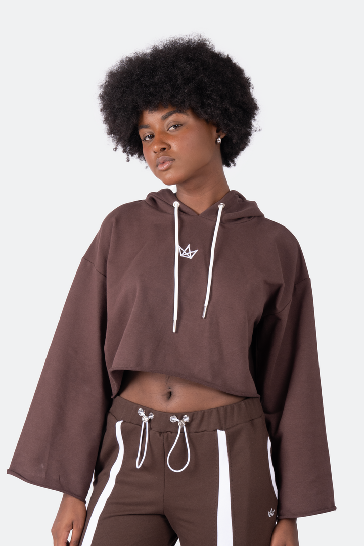 Effortless Cropped Hoodie
