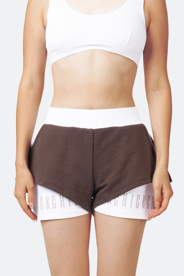 Fit Chick Layered Shorts