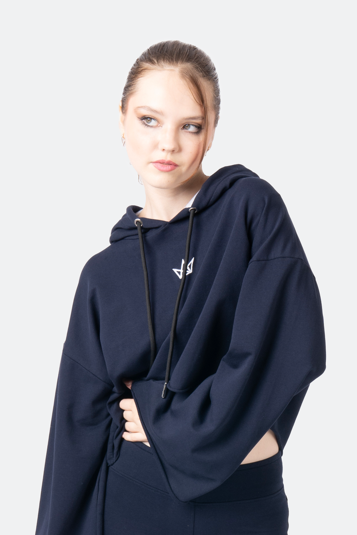 Effortless Cropped Hoodie