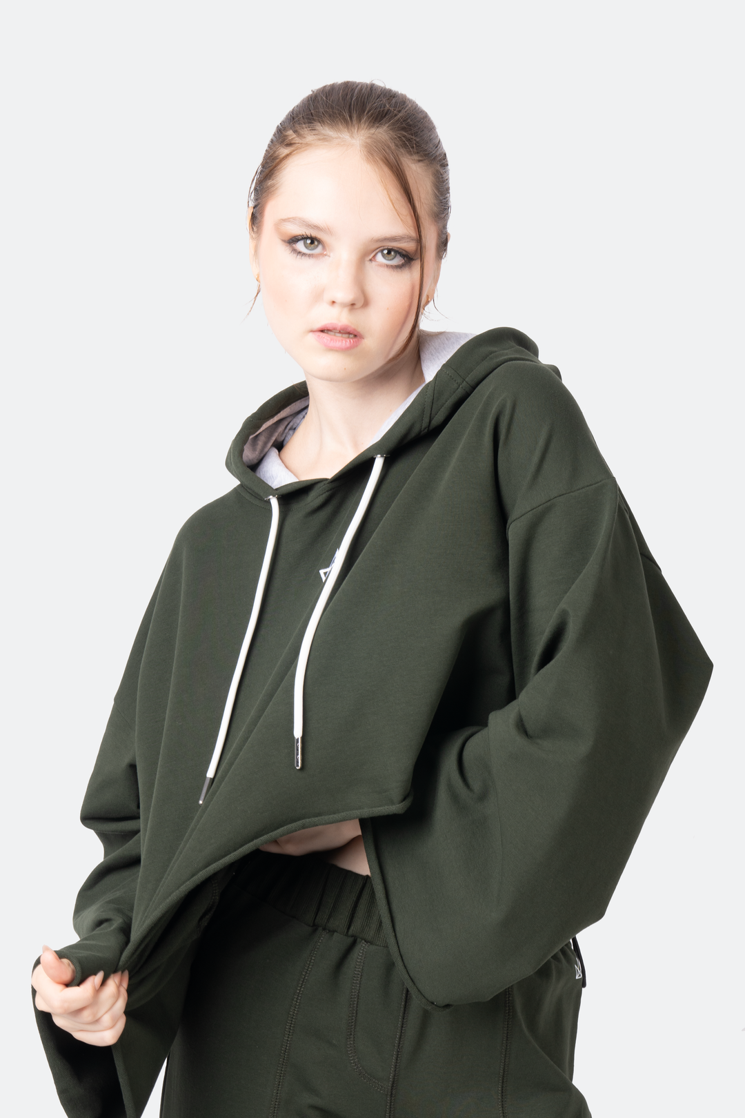 Effortless Cropped Hoodie