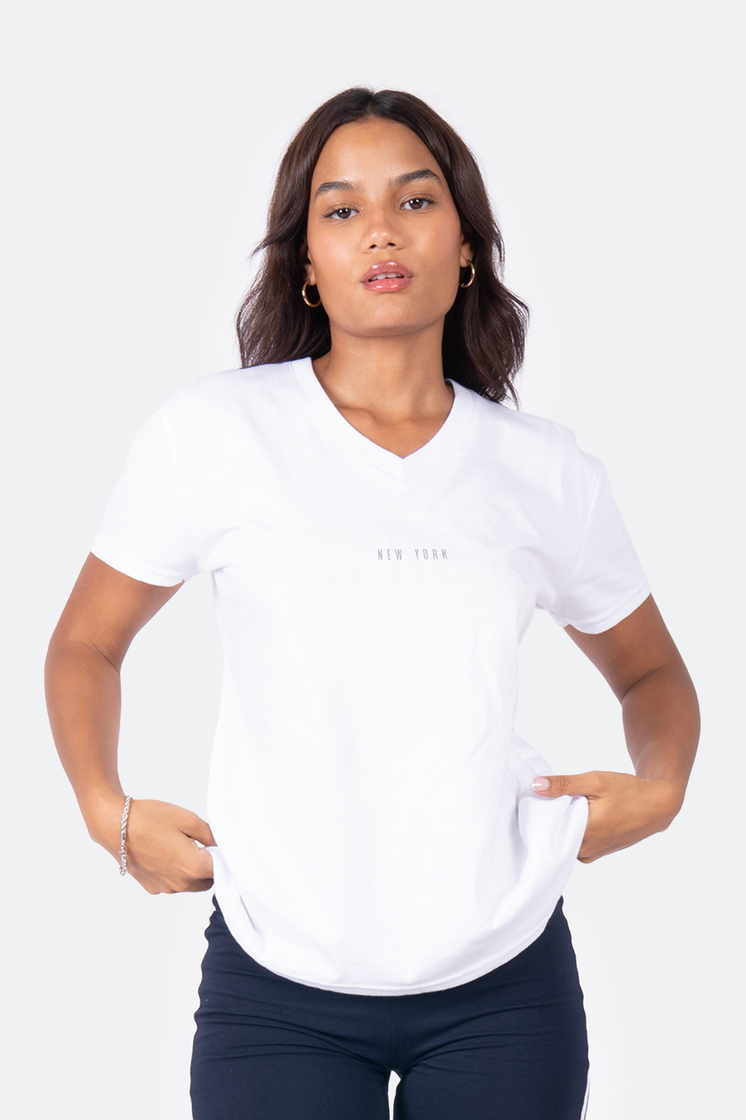 Chic and Sleek V-Neck Tee