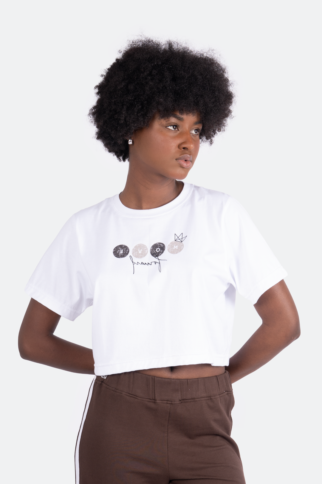 Tough Chick Cropped Tee