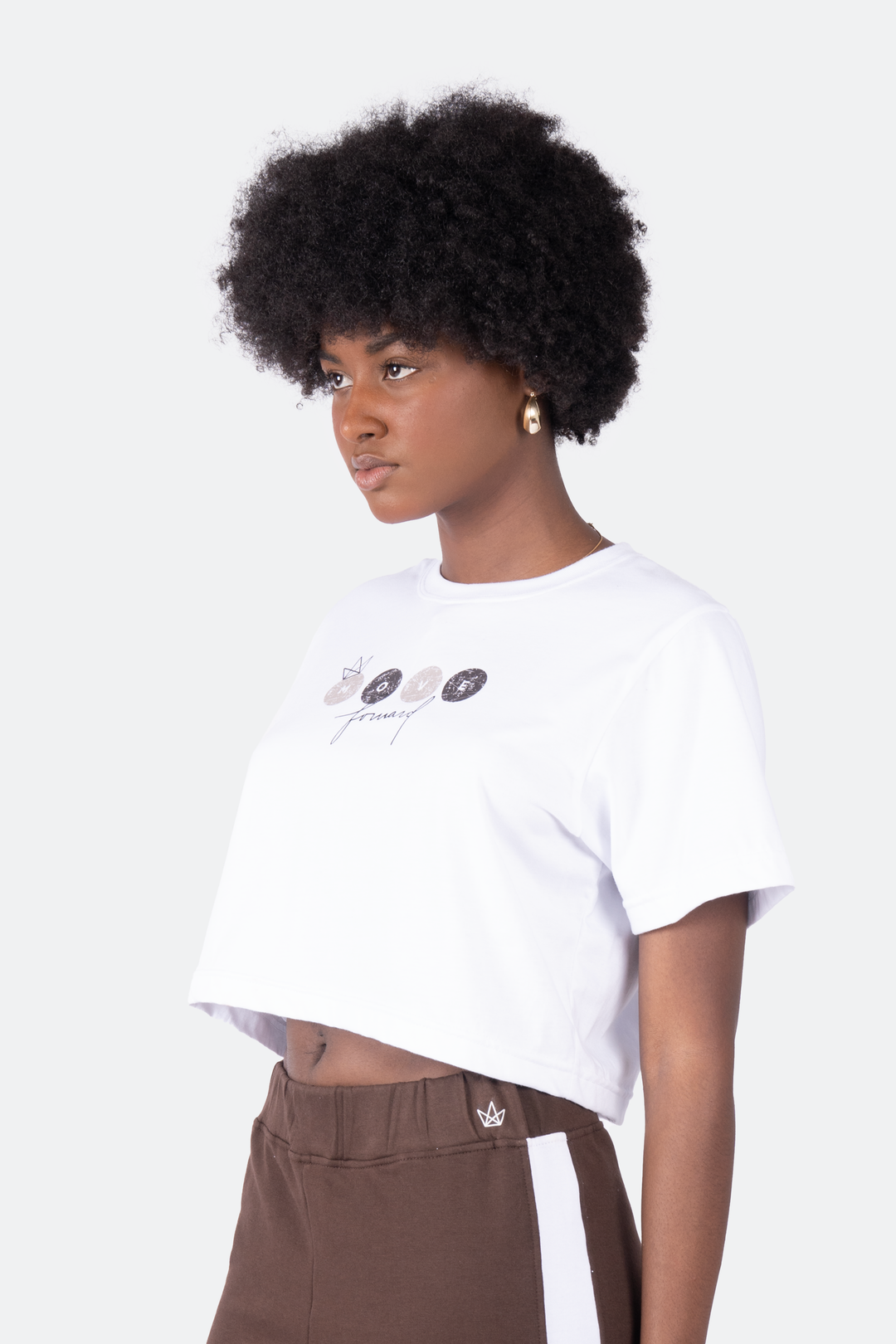 Tough Chick Cropped Tee
