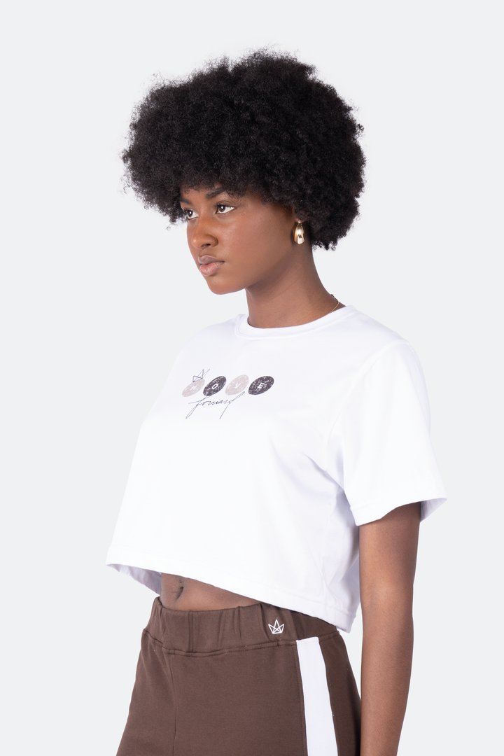 Tough Chick Cropped Tee