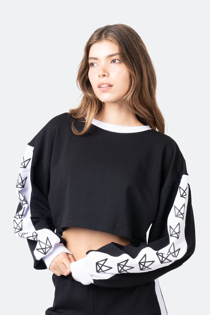 Royal Rulebreaker Cropped Crewneck