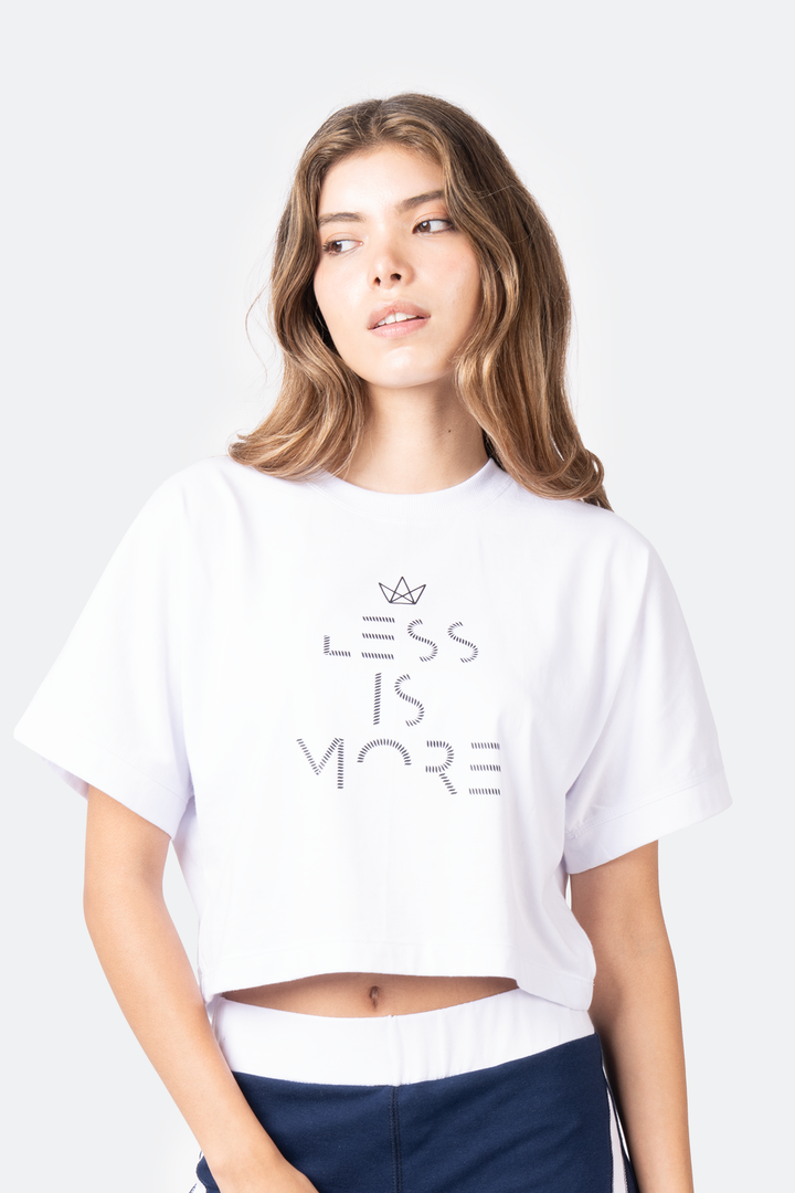 Subtle Confidence Cropped Tee