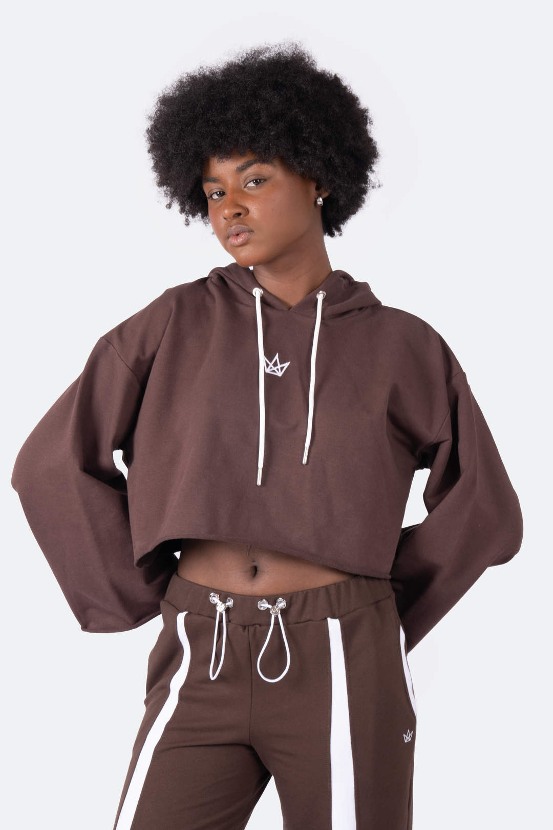 Effortless Cropped Hoodie