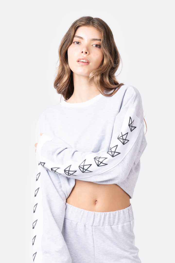 Royal Rulebreaker Cropped Crewneck