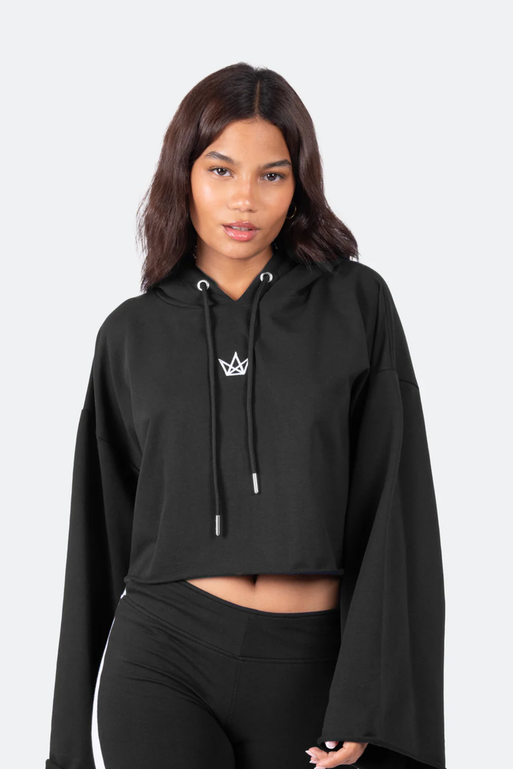 Effortless Cropped Hoodie