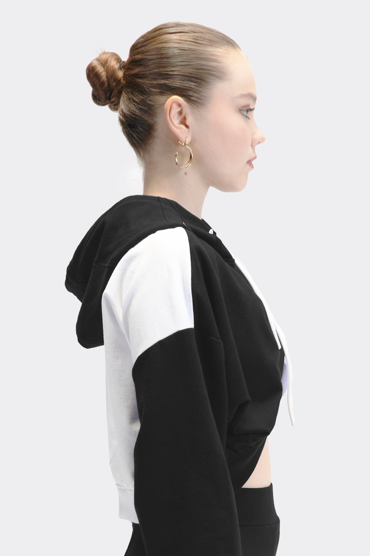 Cop Hoodie with Adjustable Ties