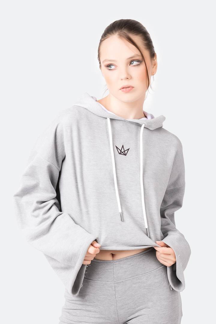 Effortless Cropped Hoodie