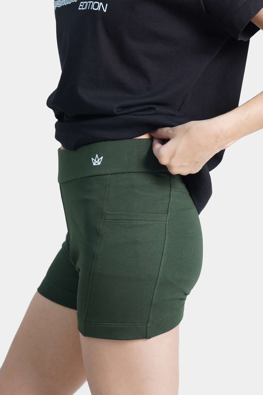 Status Update Biker Shorts